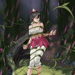 This is a pixiv picture whose title is 葫芦妹小金刚.