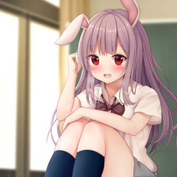 This is a pixiv picture whose title is 美術の授業で.