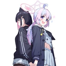 This is a pixiv picture whose title is Kazusa X Reisa.