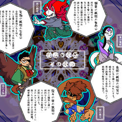 This is a pixiv picture whose title is 各里の違い.