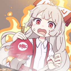 This is a pixiv picture whose title is 焼き鳥.