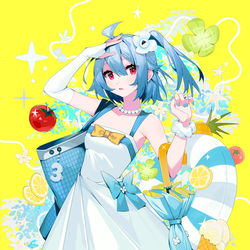 This is a pixiv picture whose title is 《四季的少女》夏.