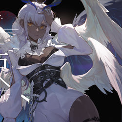 This is a pixiv picture whose title is commission.