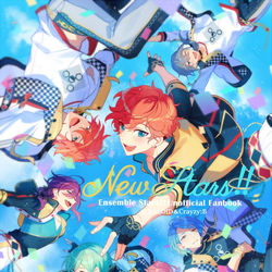 This is a pixiv picture whose title is あんスタイラスト本サンプル.