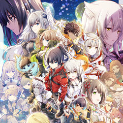 This is a pixiv picture whose title is 一周年！.