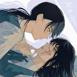 This is a pixiv picture whose title is 朝夜✨.