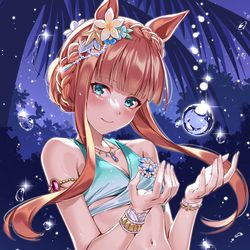 This is a pixiv picture whose title is 水平線のその先へ.