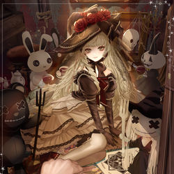 This is a pixiv picture whose title is 扉の向こうに.