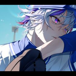 This is a pixiv picture whose title is 流星のエース.