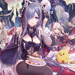 This is a pixiv picture whose title is ⚓🍰💤.