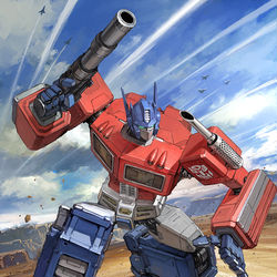This is a pixiv picture whose title is デュエル・マスターズ 【デュエマ×TRANSFORMERS】.