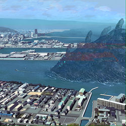 This is a pixiv picture whose title is 海没.
