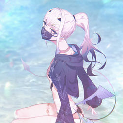 This is a pixiv picture whose title is 水着メリュジーヌ.