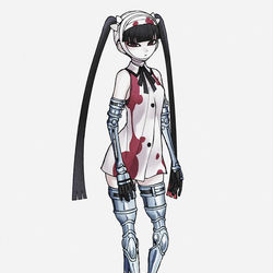 This is a pixiv picture whose title is 三尺アグリンブス＆47番元素製高級義肢アタッチメント.