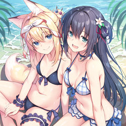 This is a pixiv picture whose title is 夏コミのグッズ絵！.