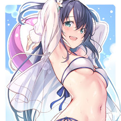 This is a pixiv picture whose title is 夏コミのグッズ絵！.