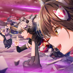 This is a pixiv picture whose title is 大雪原の中で.