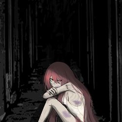 This is a pixiv picture whose title is 「不幸な境遇の子が幸せになる話」.