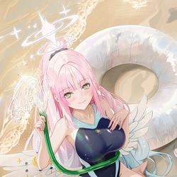 This is a pixiv picture whose title is 聖園ミカ.