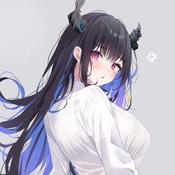 This is a pixiv picture whose title is Uncomfortable💢.