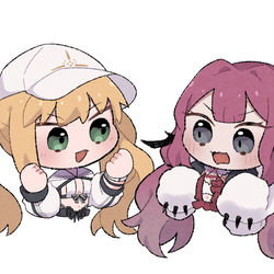 This is a pixiv picture whose title is 「お揃いだー！」.