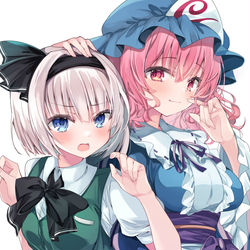 This is a pixiv picture whose title is 💚💙.