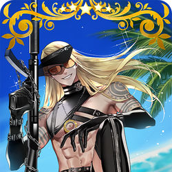 This is a pixiv picture whose title is FGO概念礼装『サマー・ブレイク』.