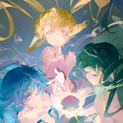 This is a pixiv picture whose title is Mermaid Melody.