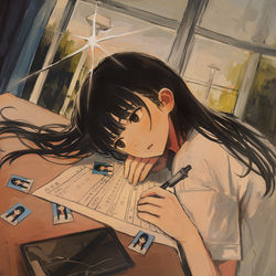 This is a pixiv picture whose title is うつす.