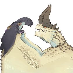 This is a pixiv picture whose title is ゴマ親子.
