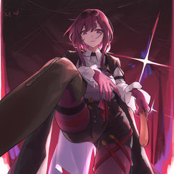 This is a pixiv picture whose title is 第一人称.