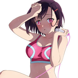 This is a pixiv picture whose title is 閑さん.