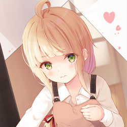 This is a pixiv picture whose title is 玄関から.