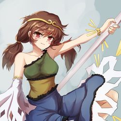 This is a pixiv picture whose title is 獣王園.