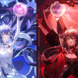 This is a pixiv picture whose title is 【双希】Φ² 你是我最珍贵的美好，爆肝双希塔罗牌.