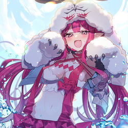 This is a pixiv picture whose title is 水着バーヴァンシー.