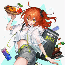 This is a pixiv picture whose title is 🍛🥫🥩.