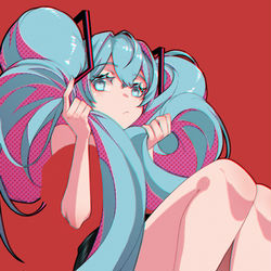 This is a pixiv picture whose title is miku16th.