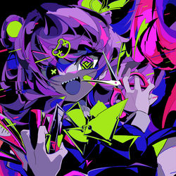 This is a pixiv picture whose title is バグ.