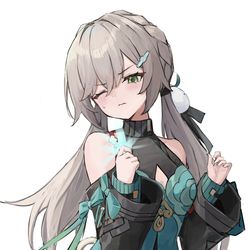 This is a pixiv picture whose title is 青雀.