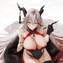 This is a pixiv picture whose title is エーギル【祥雲に昇る金龍】.