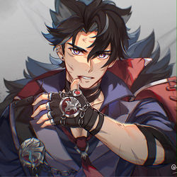 This is a pixiv picture whose title is Wriothesley.