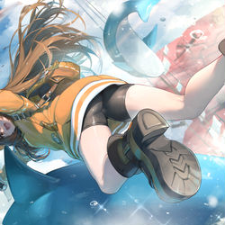 This is a pixiv picture whose title is 🐬 TOTSUGEKI 🐬.