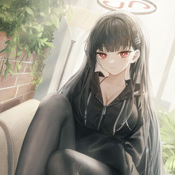 This is a pixiv picture whose title is 休日.