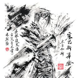 This is a pixiv picture whose title is 【極道畫師】塞巴斯蒂安叁.
