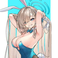 This is a pixiv picture whose title is バニーアスナ.