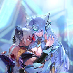 This is a pixiv picture whose title is hepatica (KOS-MOS).