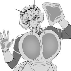This is a pixiv picture whose title is バーゲスト 女仆.