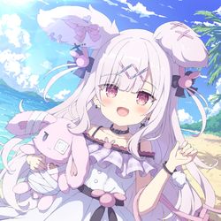 This is a pixiv picture whose title is skeb.