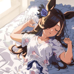 This is a pixiv picture whose title is スヤスヤライス.